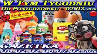 BIEDRONKA &ndash; Nowa Gazetka Promocyjna od 02.02.2026 | W Tym Tygodniu Twoje Okazje w Biedronce