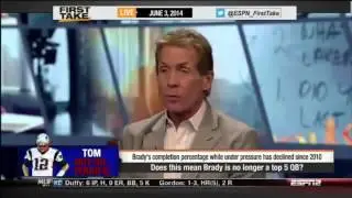 Espn First Take   Is Tom Brady No Longer Elite !