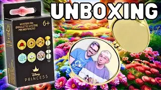 Loungefly Disney Princess Compact Mirror Blind Box Pins | BoxLunch Haul | Mystery Pin Unboxing