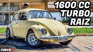 Fusca com turbina de Silverado montado 100% em casa