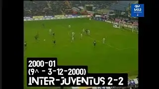 2000-01 (9^ - 03-12-2000) INTER-Juventus 2-2 [Trezeguet,Zidane,Blanc,Aut.Zidane] Servizio D.S.Rai