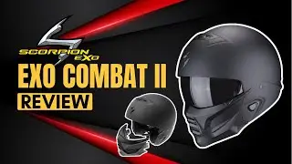 SCORPION EXO COMBAT II | HELMET REVIEW | HELMET UNTUK CAFE RACER !!!