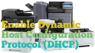 How To Enable Dynamic Host Configuration Protocol (DHCP) on Kyocera And Triumph Adler Printers