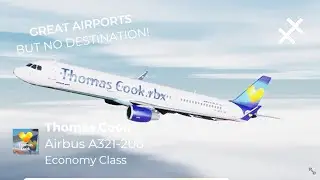 ROBLOX Airline Review | Thomas Cook | Airbus A321-200 | Economy Class