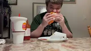Burger King - Fiery Fish Sandwich Meal MUKBANG (Food Review)