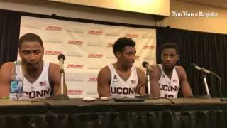 Christian Vital on his game-winning free throws. #UConn