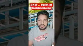 🔹 RO Plant me Recovery & DP Calculation | RO System Performance @DharmrajCreation #shortsfeed #dc
