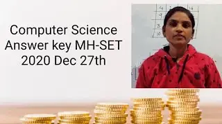 MH-SET 2020 Computer Science Paper 2 answer key Part 2