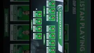 Pakistan vs Nepal Playing 11 Asia 🌏🌏 Cup 1st Match Group A #asia cup #viral #viral short