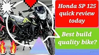 Honda SP 125 review 👍 quick review for performance today 🤗 best build quality bike 2022