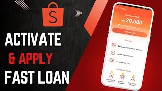 How to ACTIVATE Shopee SLoan and APPLY for a Fast Loan !