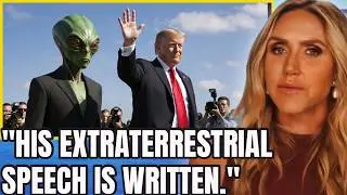 Lara Trump doubles down and says President Trump has an alien speech coming soon.