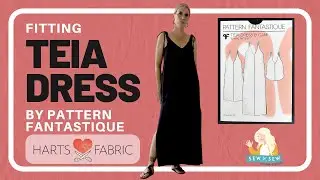 Fitting Teia Dress by Pattern Fantastique