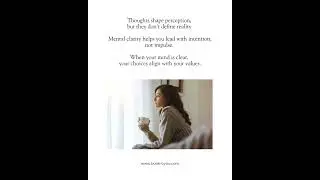 Your thoughts are not facts. They&rsquo;re just very convincing. #mindsetreset  #mentalclarity