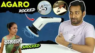 Agaro Royal Electric Spin Scrubber | India's Best Budget Automatic Cleaning Brush for Home, Kitchen