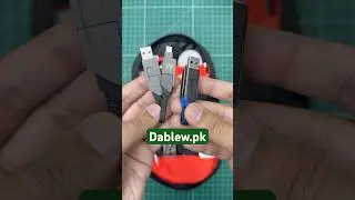 Promocode: hammad10 for 10% discount at dablew.pk for this #allinonewire #yesinpakistan #dablewtech