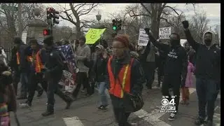 Hundreds March In Boston On MLK Day