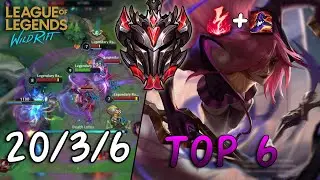 GM KATARINA STOMP in Legendary Ranked  - Runes + Build / Wild Rift Katarina Gameplay