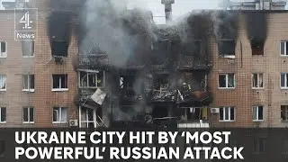 At least three dead in intense Russian bombing of Kharkiv