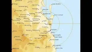 Brisbane Weather Radar Single Day 2008-11-23