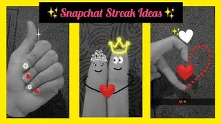 Amazing And Creative Snapchat Streak ideas ❤️✨🌼| snap streak ideas #clickpoonam #vita #handpose