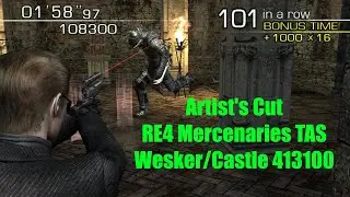[TAS RevE] Artist's Cut, RE4 Mercenaries: Wesker/Castle 413100 by Ubercapitalist (4K w/HD Project)