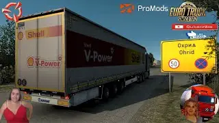 Euro Truck Simulator 2 (1.38) Next Stop North Macedonia Promods map v2.50 + DLC's & Mods
