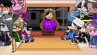 Piggy characters reacting to secret ending memes 🐷 🔴🐽⚫️ 👮🕵️