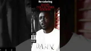 Recoloring the DAMN. Deluxe Edition Album Cover #kendricklamar #photopeaediting #music #edit