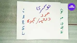 Learn to Read Urdu online free। 5 word's of Urdu। Class For Urdu speaking। Adab Education