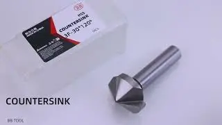 BB HSS Countersink Chamfering Milling Tool 1 3-Flute Cutter for Metal De