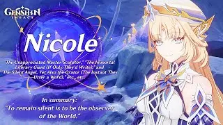 Nicole Introduces Herself To The Traveler Cutscene | Luna III Archon Quest | Genshin Impact 6.2