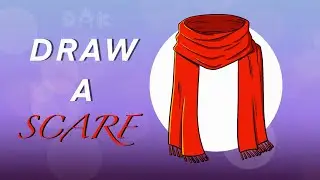 How to Draw a Scarf | Procreate Digital Art