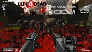 TERMINATOR DOOM - The Terminator vs 1000 Left 4 Dead Zombies | 4K/60