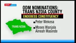 Robert Wanjala and Caleb Amisi Luyai face-off for the Saboti Constituency  seat