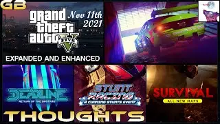 GTA Online Summer 2021 and GTA V Expanded Enhanced Thoughts