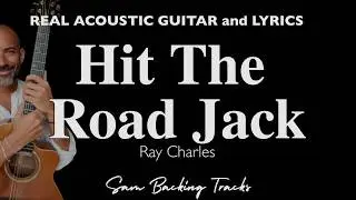Hit The Road Jack - Ray Charles (Acoustic Karaoke | Female Key)