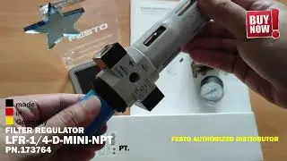 FESTO FILTER REGULATOR LFR-1/4-D-MINI-NPT PN.173764