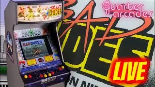 Numskull Quarter Arcades Bad Dudes Unboxing & Review LIVE