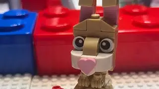 Make a cute Easter bunny out of Lego with me. 