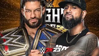 ROMAN REIGNS vs JIMMY USO | WWE 2K23