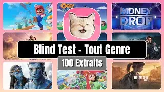 Blind Test - Tout Genre - 100 Extraits (Film, S&eacute;rie, Jeux Vid&eacute;os, Anim&eacute;/Manga, &Eacute;mission TV...)
