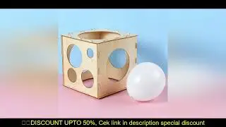 30cm Wood Balloon Sizer Cube Box Balloons Measuring box For Birthday Party Baloons Arch garland Wedd