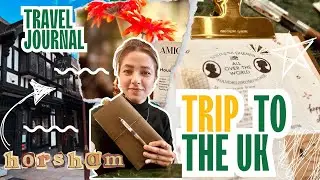 Weekend Trip to Horsham UK | Travel Vlog + Cozy Café Journaling ☕