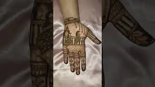 An intricate peacock mehendi design #mehendi #henna #asthetic