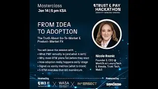 Masterclass: Go-To-Market & Product-Market fit with Nicole Reznic