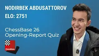 Opening-Report Quiz with Nodirbek Abdusattorov - Wijk aan Zee - Tata Steel Chess Tournament