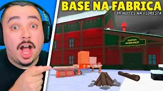 SOBREVIVI 99 NOITES NA FÁBRICA DOS ELFOS!! | 99 NOITES NA FLORESTA - ROBLOX