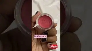 Just Herbs Lip & Cheek tint - Peachy coral✨ #shorts #makeup