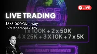 LIVE Trading Workshop & LIVE $365,000 Giveaway - 12th December 2025